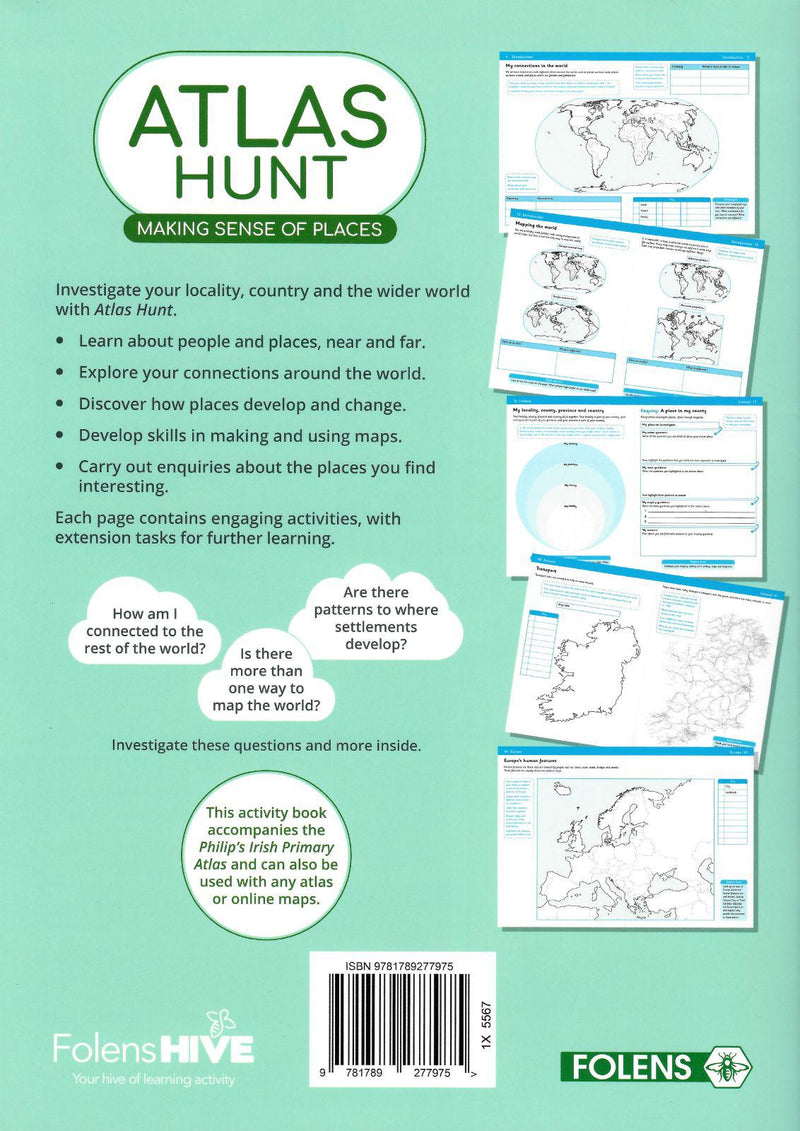 Atlas Hunt - Workbook Only - New Edition (2021) by Folens on Schoolbooks.ie