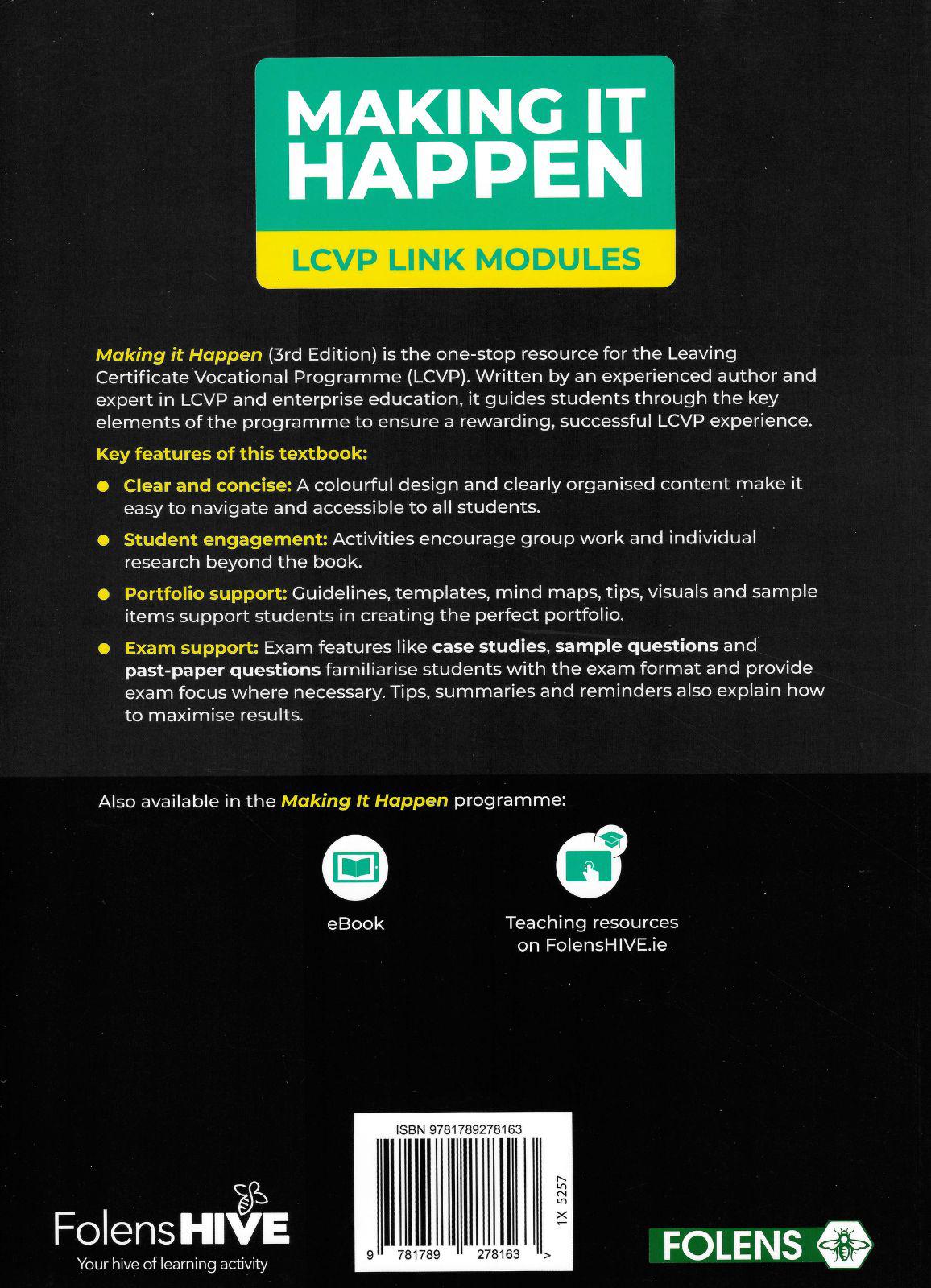 Making it Happen - 3rd Edition by Folens on Schoolbooks.ie