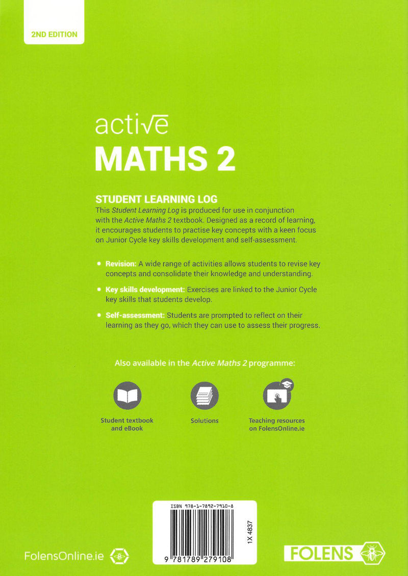 Active Maths 2 - 2nd Edition - Set by Folens on Schoolbooks.ie