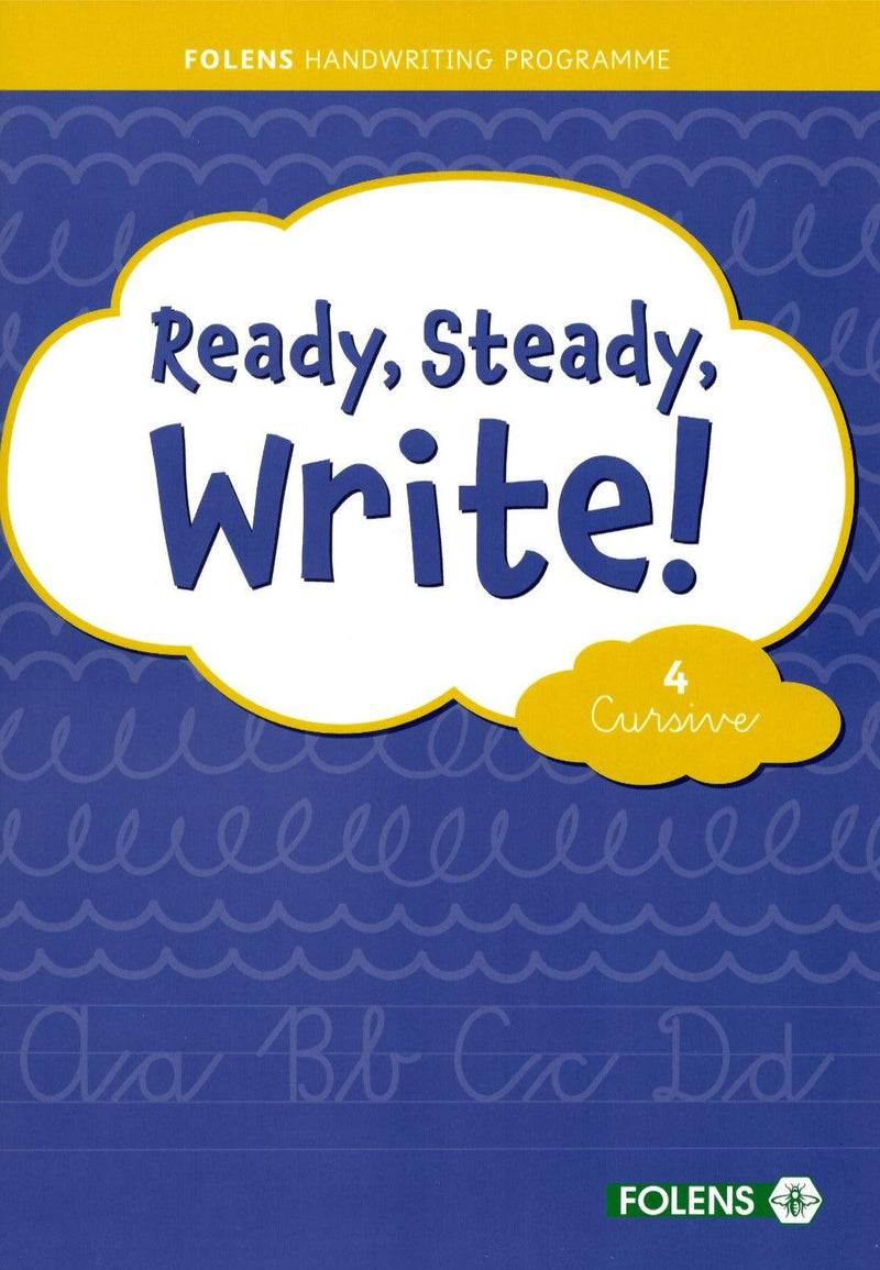 Ready, Steady, Write! Cursive 4 - Fourth Class by Folens on Schoolbooks.ie