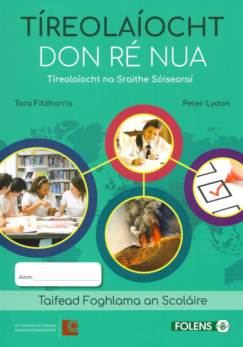 Tíreolaíocht don Ré Nua - Workbook Only - New Edition (2019) by Folens on Schoolbooks.ie