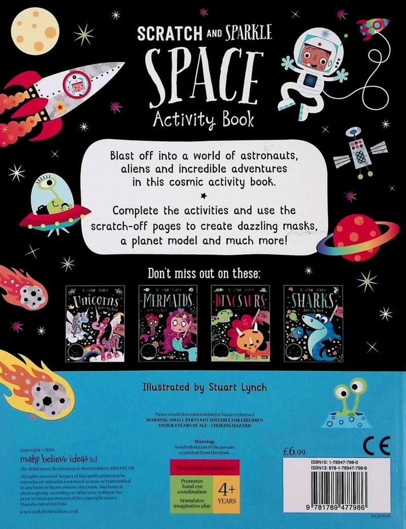 Scratch and Sparkle Space Activity Book by Make Believe Ideas on Schoolbooks.ie