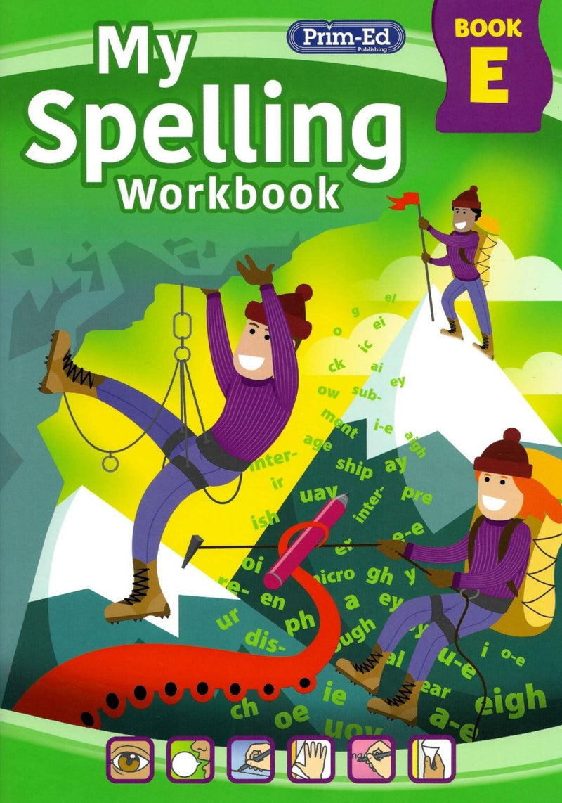 My Spelling Workbook - Book E - New Edition (2021) by Prim-Ed Publishing on Schoolbooks.ie