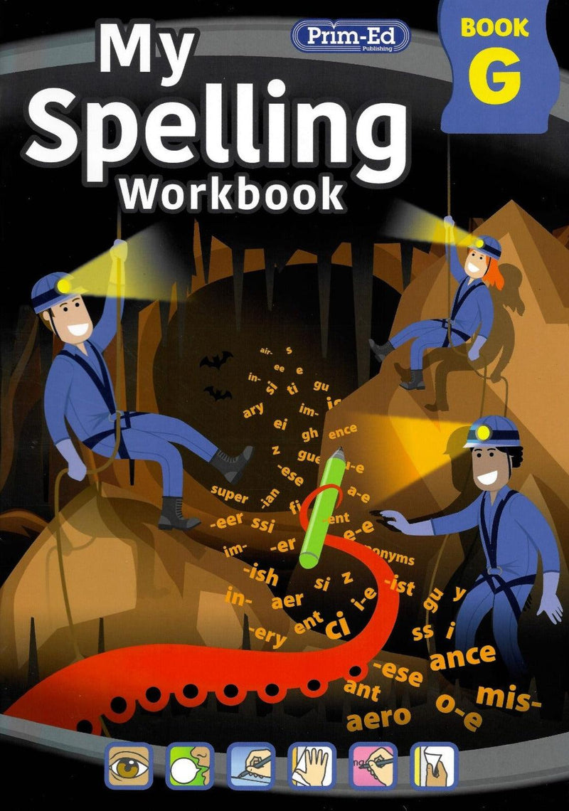 My Spelling Workbook - Book G - New Edition (2021) by Prim-Ed Publishing on Schoolbooks.ie