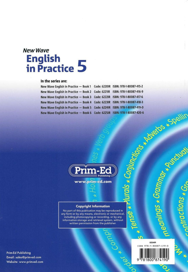 New Wave English in Practice - 5th Class - Revised / New Edition (2022) by Prim-Ed Publishing on Schoolbooks.ie
