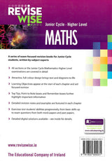 Revise Wise - Junior Cycle - Maths - Higher Level - New Edition (2022) by Edco on Schoolbooks.ie