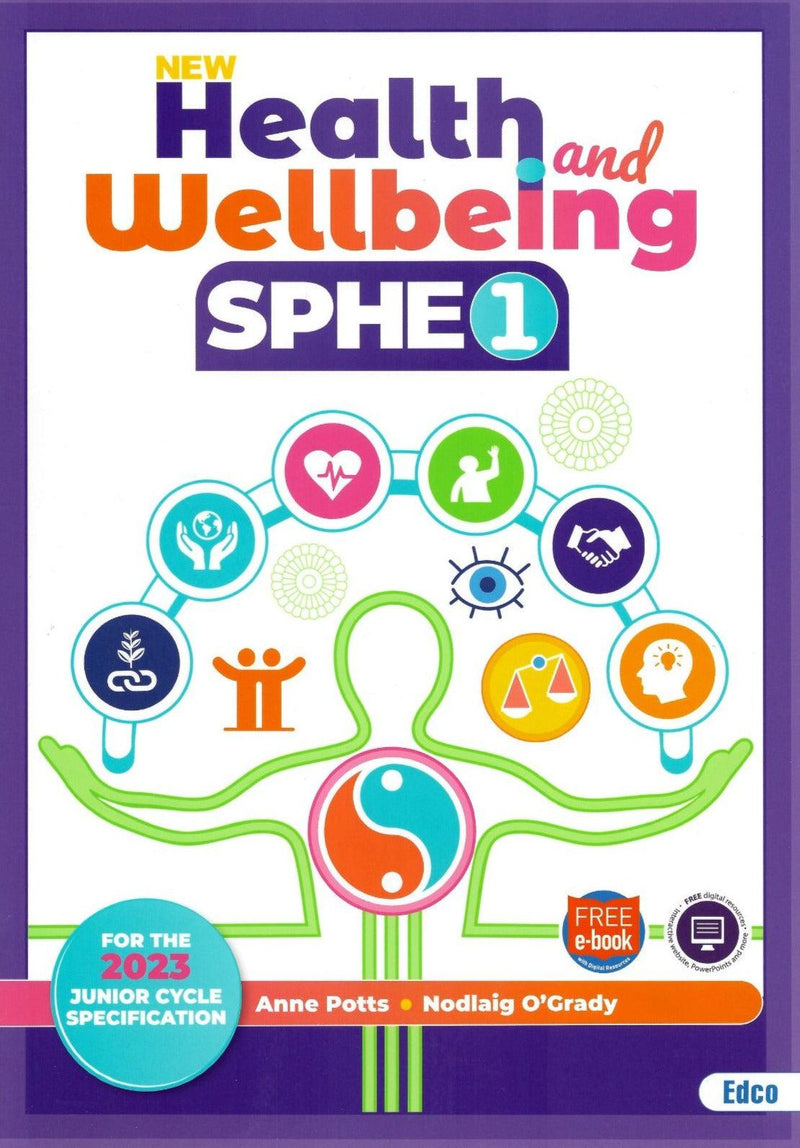 Health and Wellbeing SPHE 1 - 2nd / New Edition (2023) by Edco on Schoolbooks.ie