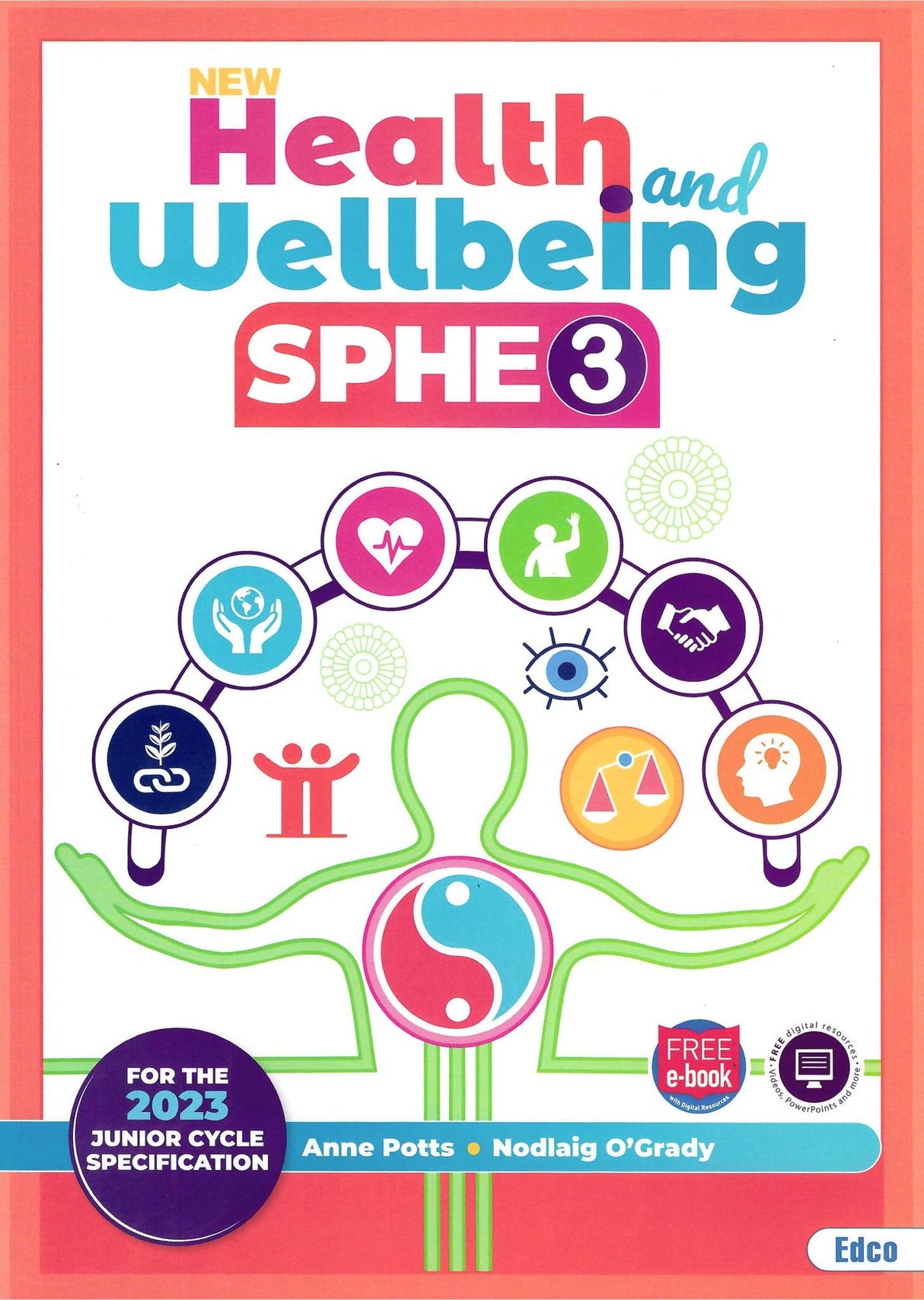 Health and Wellbeing SPHE 3 - 2nd / New Edition (2024) by Edco on Schoolbooks.ie