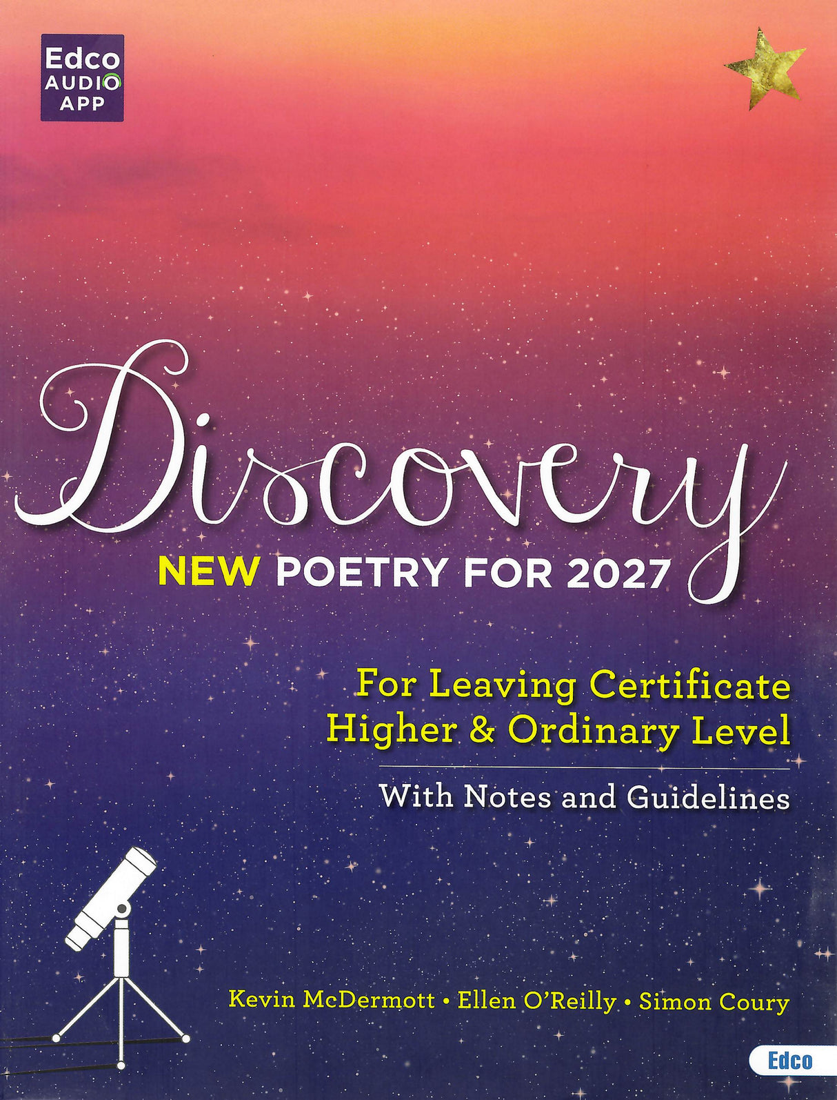 ■ Discovery - New Poetry for 2027 - Higher & Ordinary Level - Textbook and Student Portfolio - Set by Edco on Schoolbooks.ie