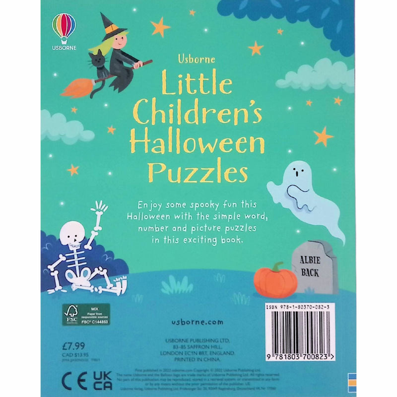 Little Children's Halloween Puzzles by Usborne Publishing Ltd on Schoolbooks.ie