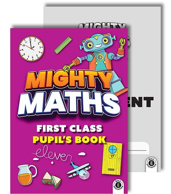 Mighty Maths - Pupils Book & Assessment Book - Set - 1st Class by Gill Education on Schoolbooks.ie