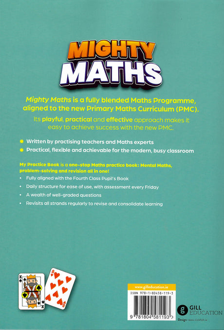 Mighty Maths - 4th Class - My Practice Book