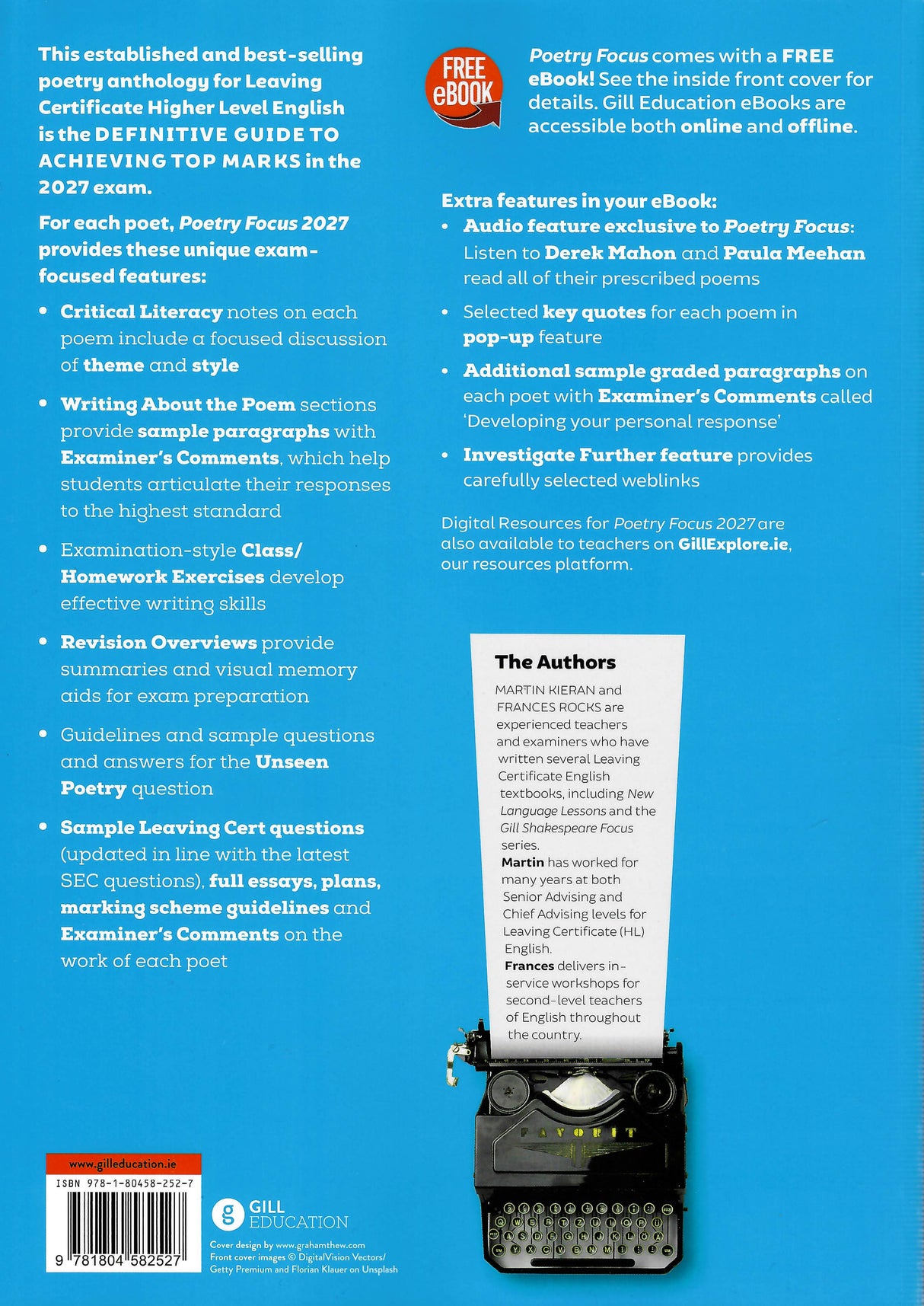 ■ Poetry Focus 2027 by Gill Education on Schoolbooks.ie