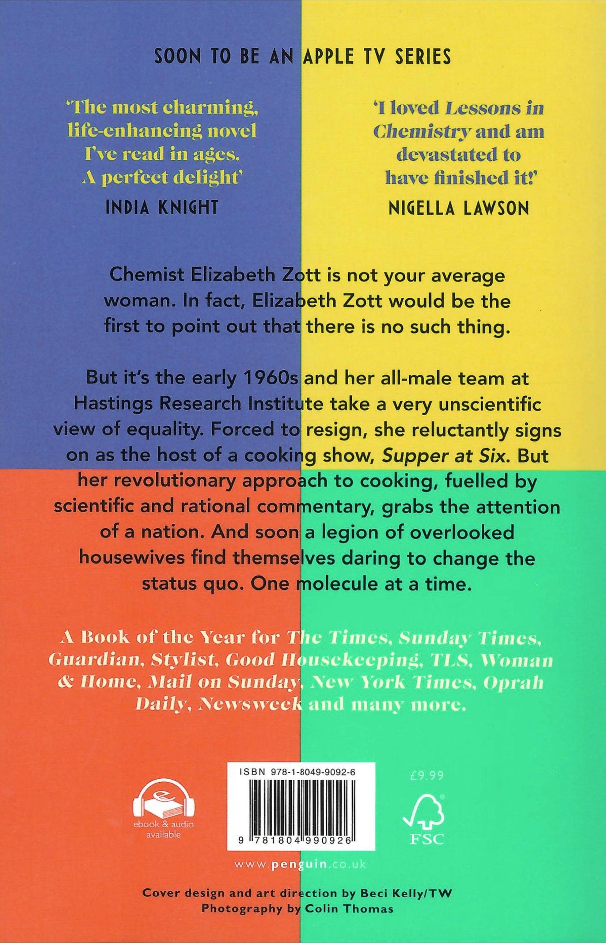 Lessons in Chemistry by Transworld Publishers Ltd on Schoolbooks.ie