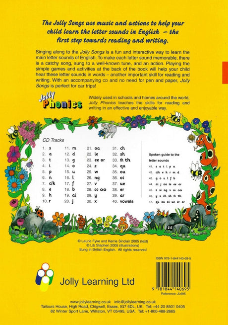 Jolly Songs - Book and CD by Jolly Learning Ltd on Schoolbooks.ie