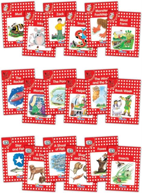 Jolly Phonics Readers - Red Level - Complete Set Of 18 Books by Jolly Learning Ltd on Schoolbooks.ie