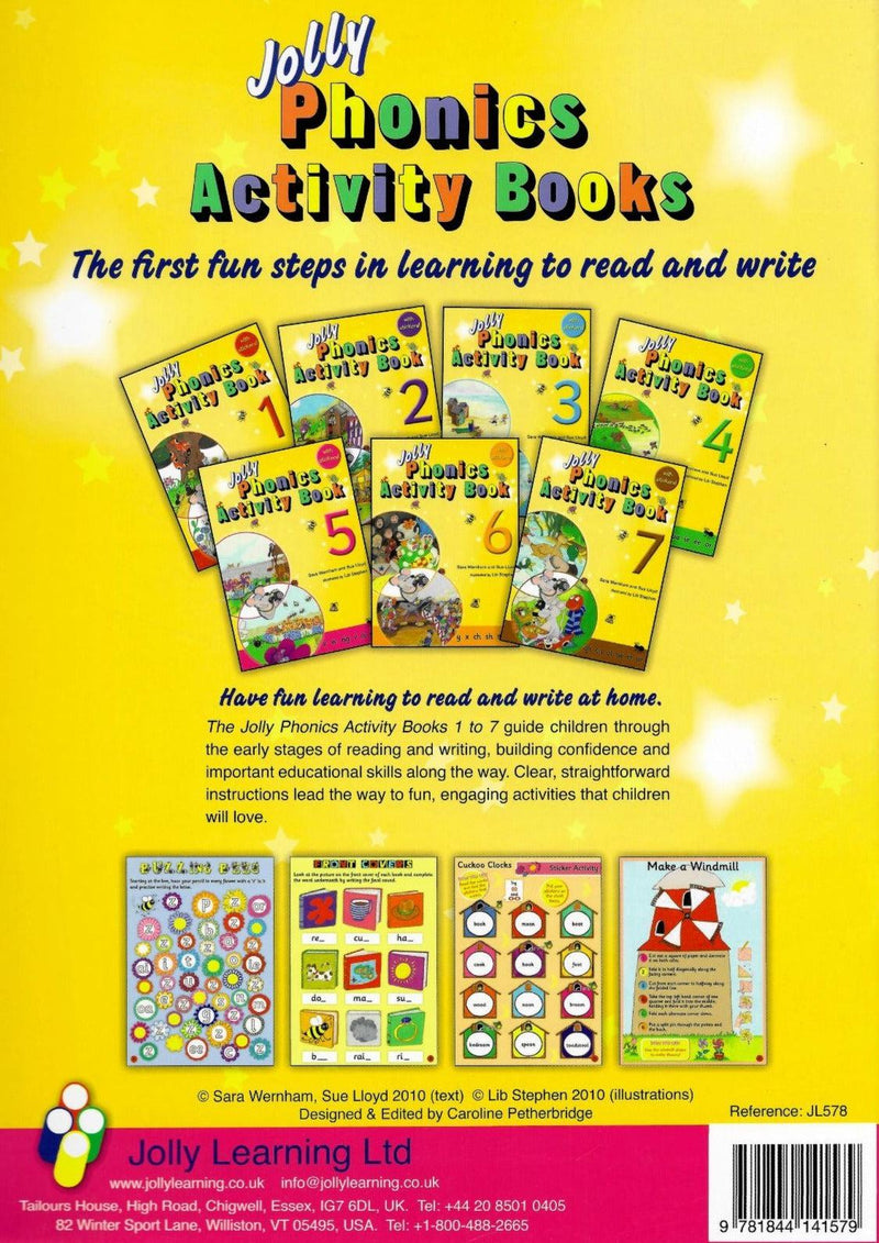 Jolly Phonics Activity Book 5 by Jolly Learning Ltd on Schoolbooks.ie