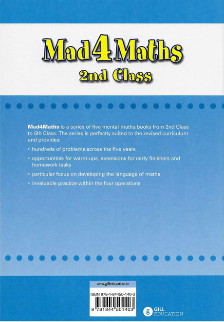 Mad 4 Maths - 2nd Class by Carroll Heinemann on Schoolbooks.ie