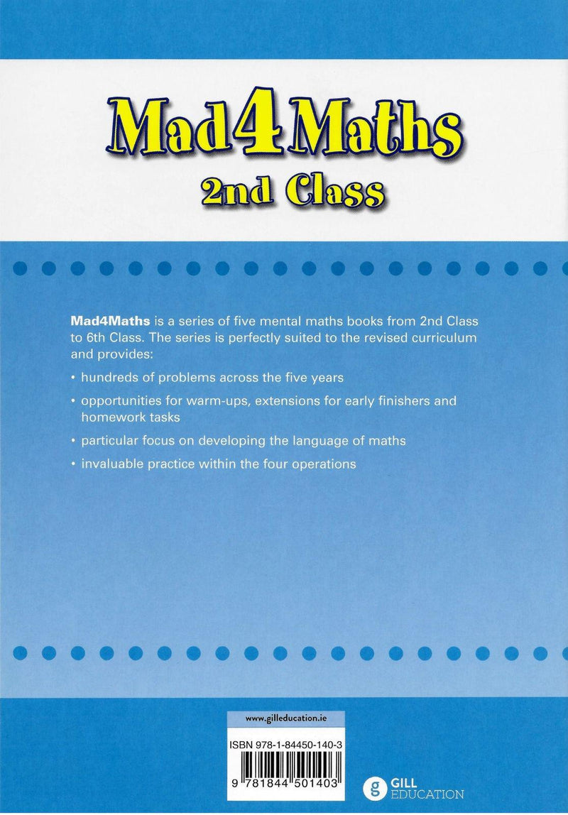 Mad 4 Maths - 2nd Class by Carroll Heinemann on Schoolbooks.ie