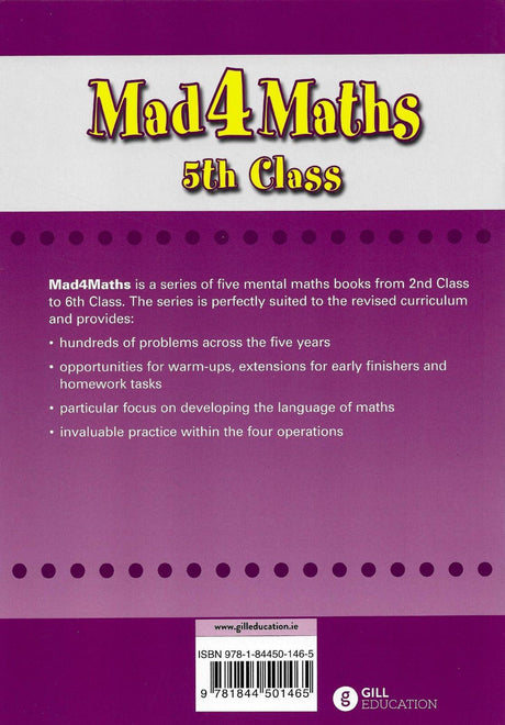 Mad 4 Maths - 5th Class by Carroll Heinemann on Schoolbooks.ie