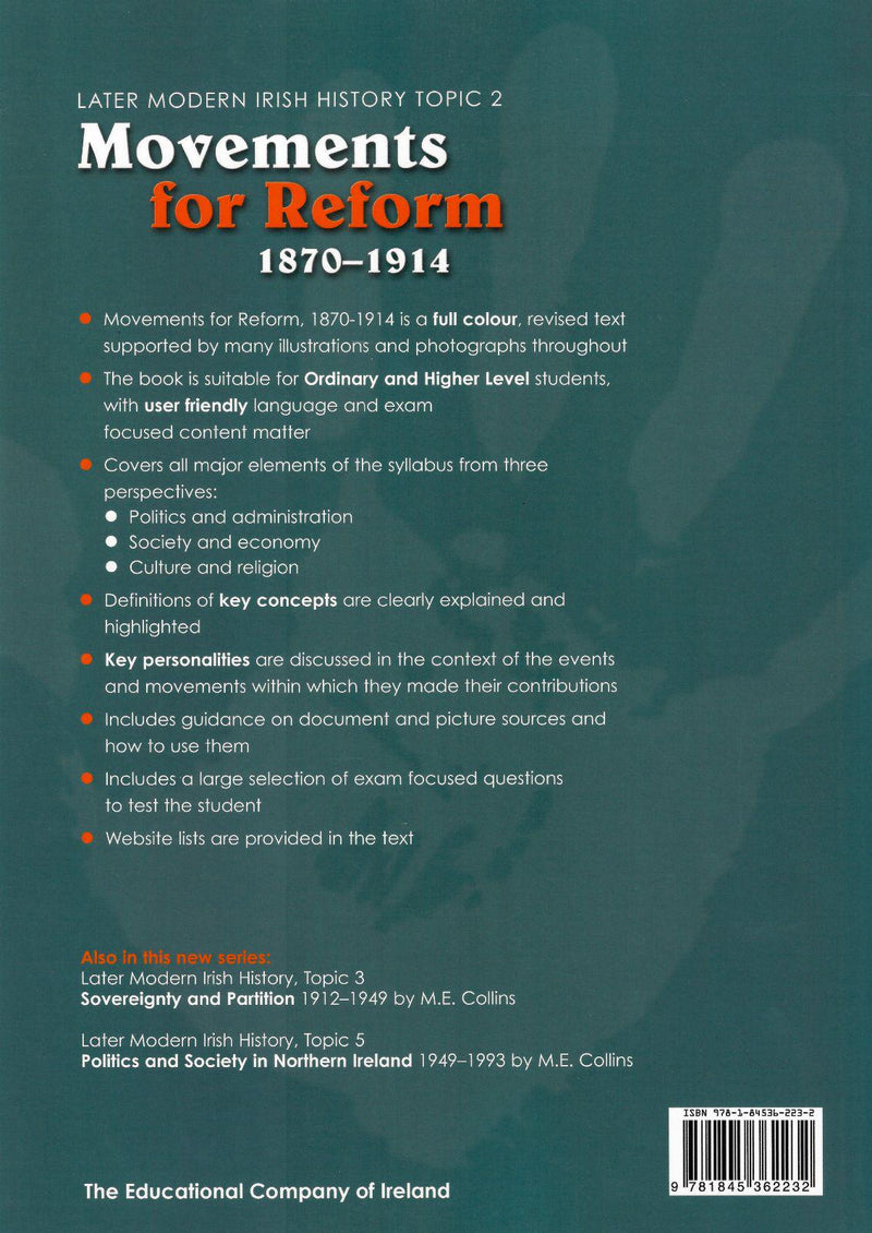 Movements For Reform, 1870-1914 by Edco on Schoolbooks.ie