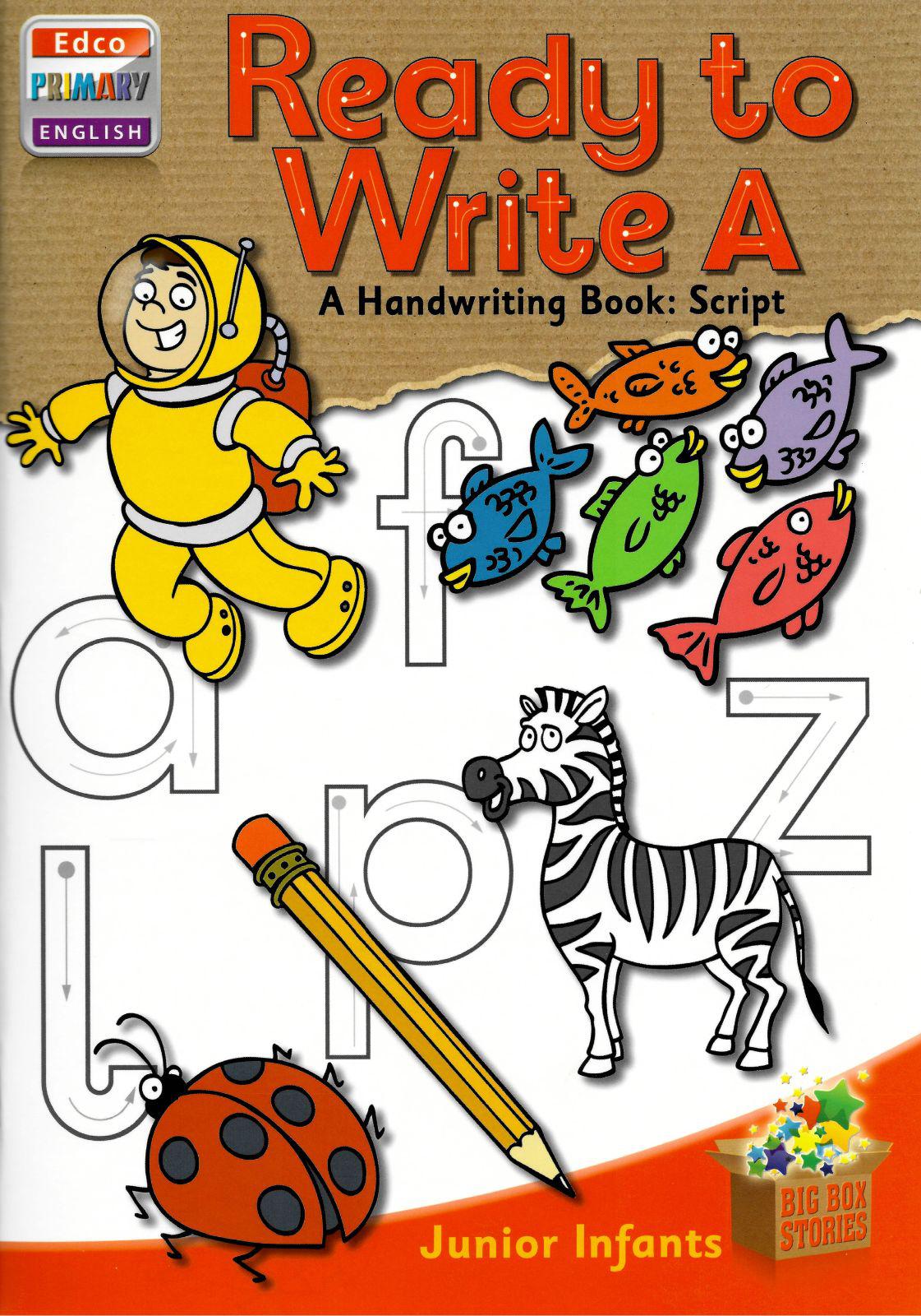 Ready to Write A - Junior Infants - Script by Edco on Schoolbooks.ie