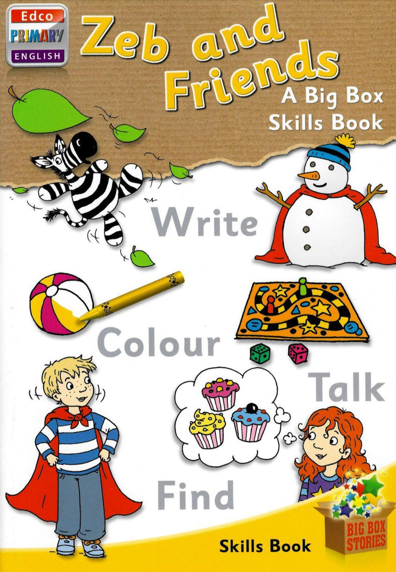 Big Box Adventures - Zeb and Friends - Skills Book by Edco on Schoolbooks.ie