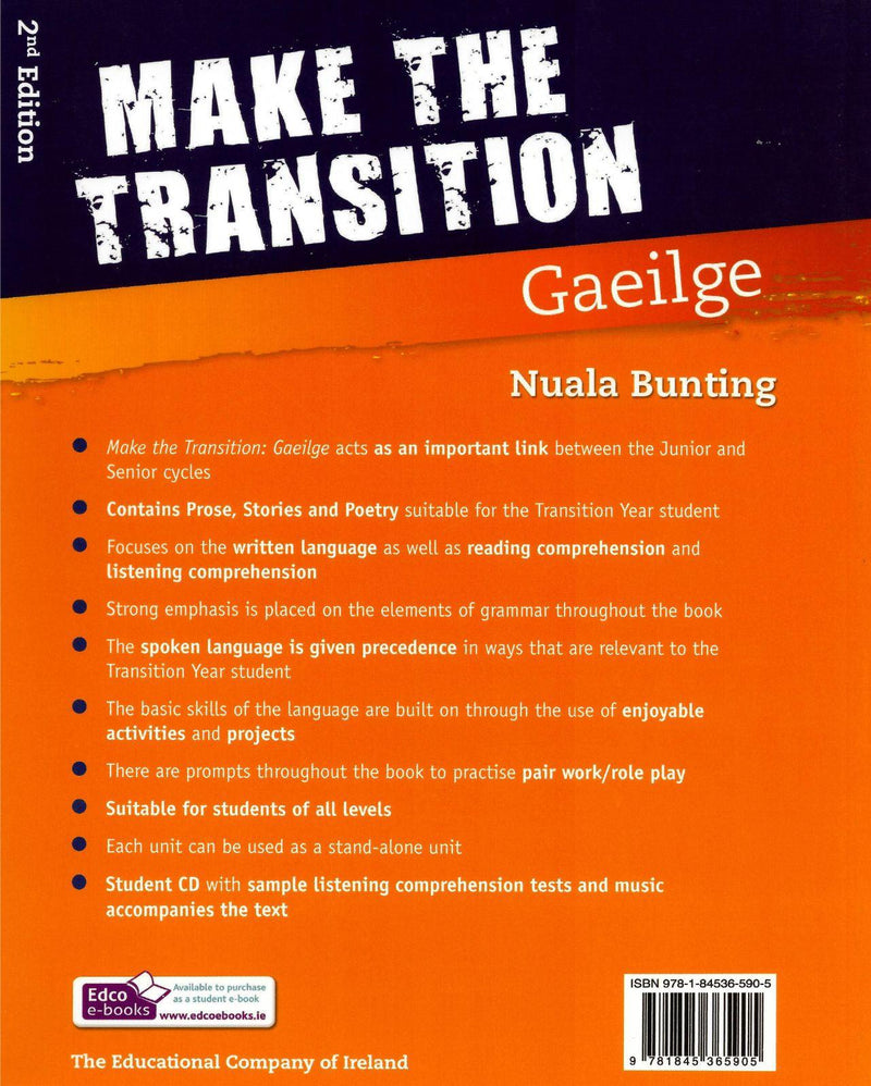 Make the Transition - Gaeilge, 2nd Edition by Edco on Schoolbooks.ie