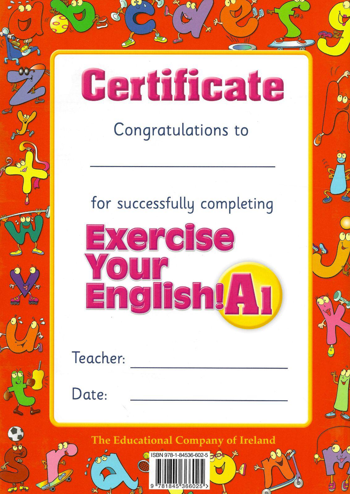 Exercise Your English! A1 - Introduction to Cursive Handwriting by Edco on Schoolbooks.ie