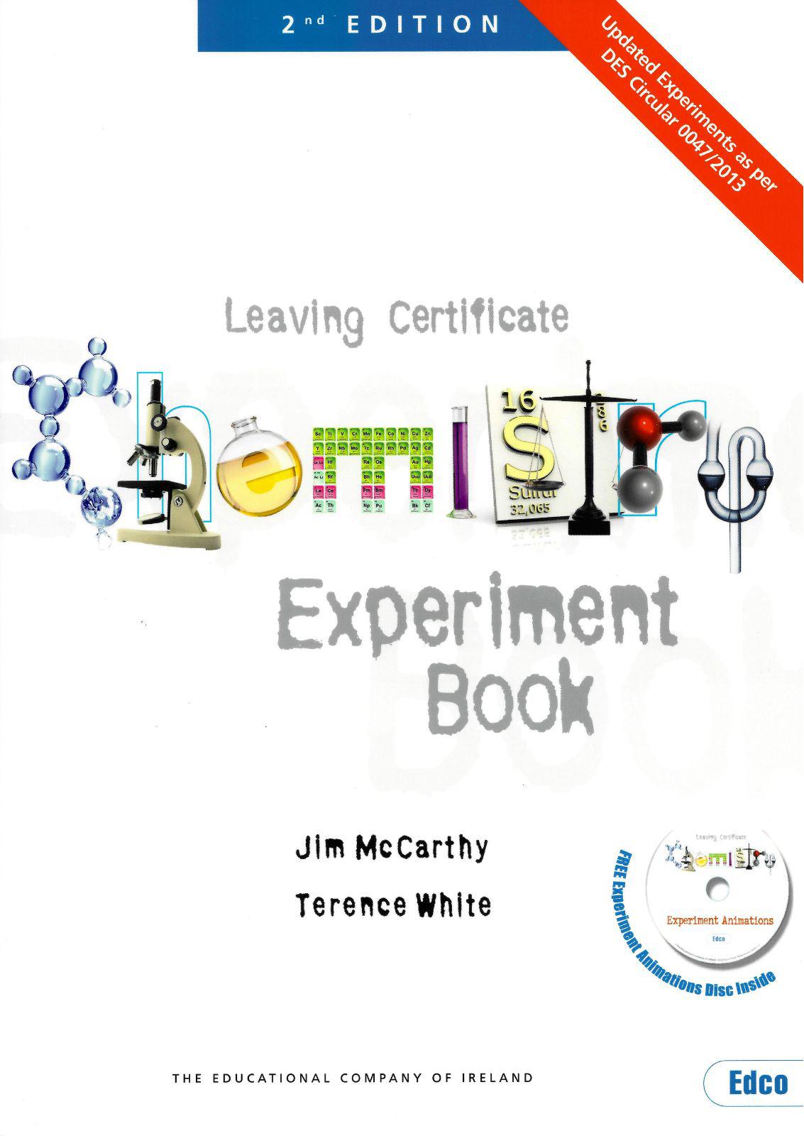 Chemistry Experiment Book by Edco on Schoolbooks.ie