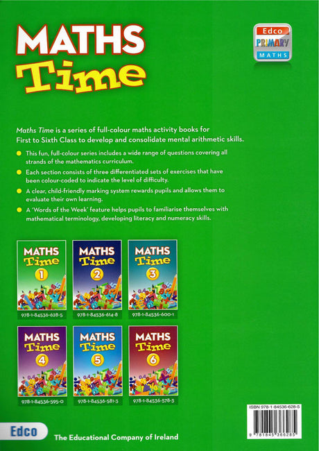 Maths Time 1 - 1st Class by Edco on Schoolbooks.ie