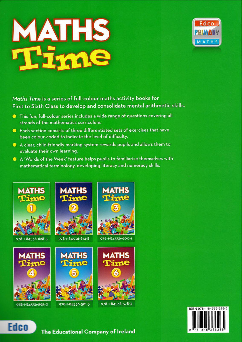 Maths Time 1 - 1st Class by Edco on Schoolbooks.ie