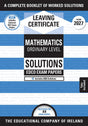 Exam Papers - Leaving Cert - Maths - Ordinary Level - Solutions Booklet - Exam 2027 by Edco on Schoolbooks.ie