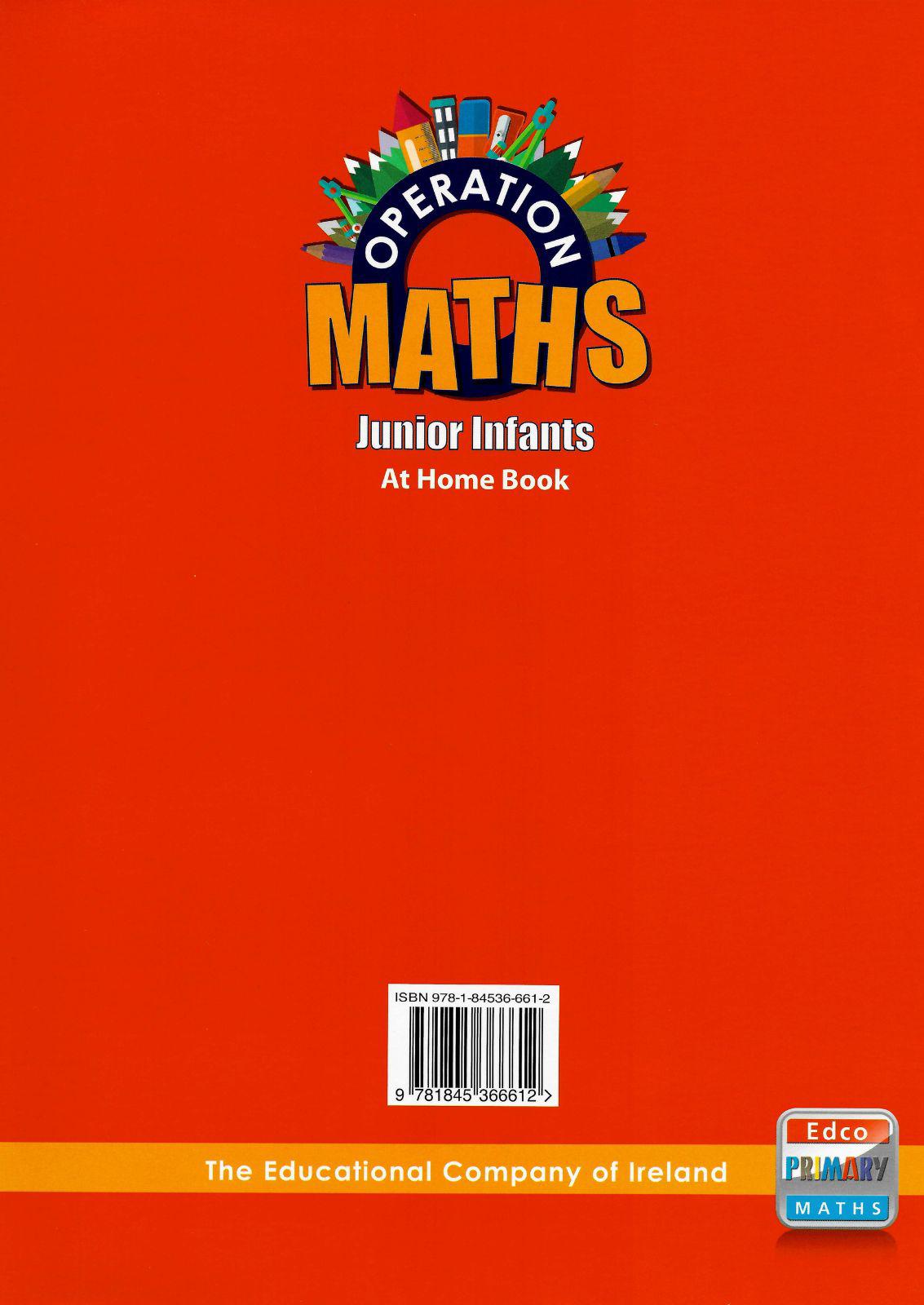 Operation Maths A - Junior Infants Pack by Edco on Schoolbooks.ie