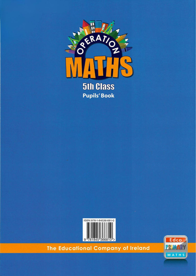 Operation Maths 5 - Pack by Edco on Schoolbooks.ie