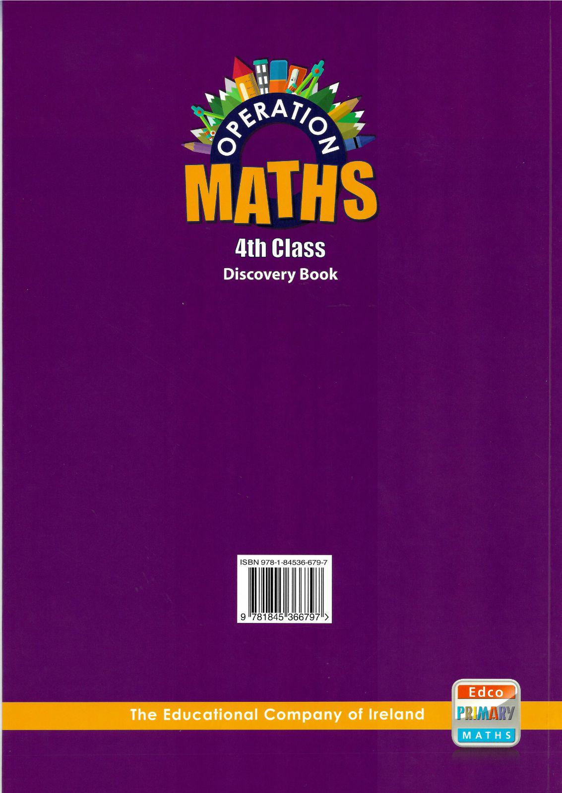 Operation Maths 4 - Discovery & Assessment Bundle by Edco on Schoolbooks.ie