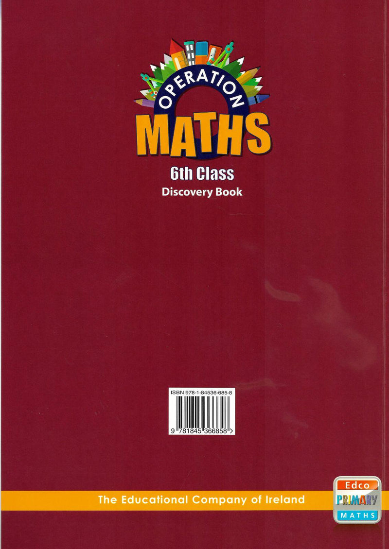 Operation Maths 6 - Discovery & Assessment Bundle by Edco on Schoolbooks.ie