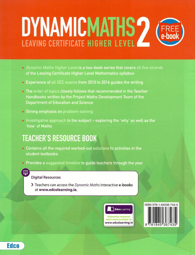 Dynamic Maths 2 - Higher Level by Edco on Schoolbooks.ie