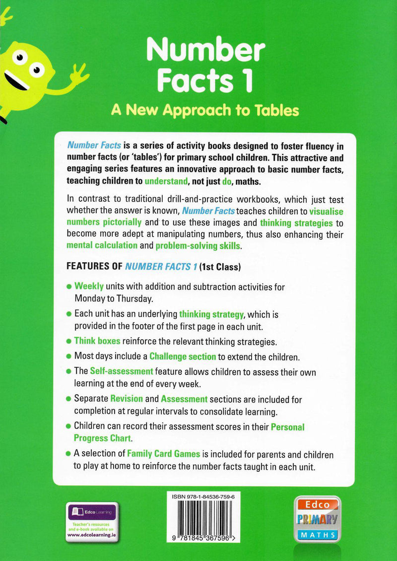 Number Facts 1 - 1st Class by Edco on Schoolbooks.ie