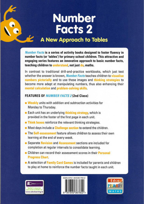 Number Facts 2 - 2nd Class by Edco on Schoolbooks.ie