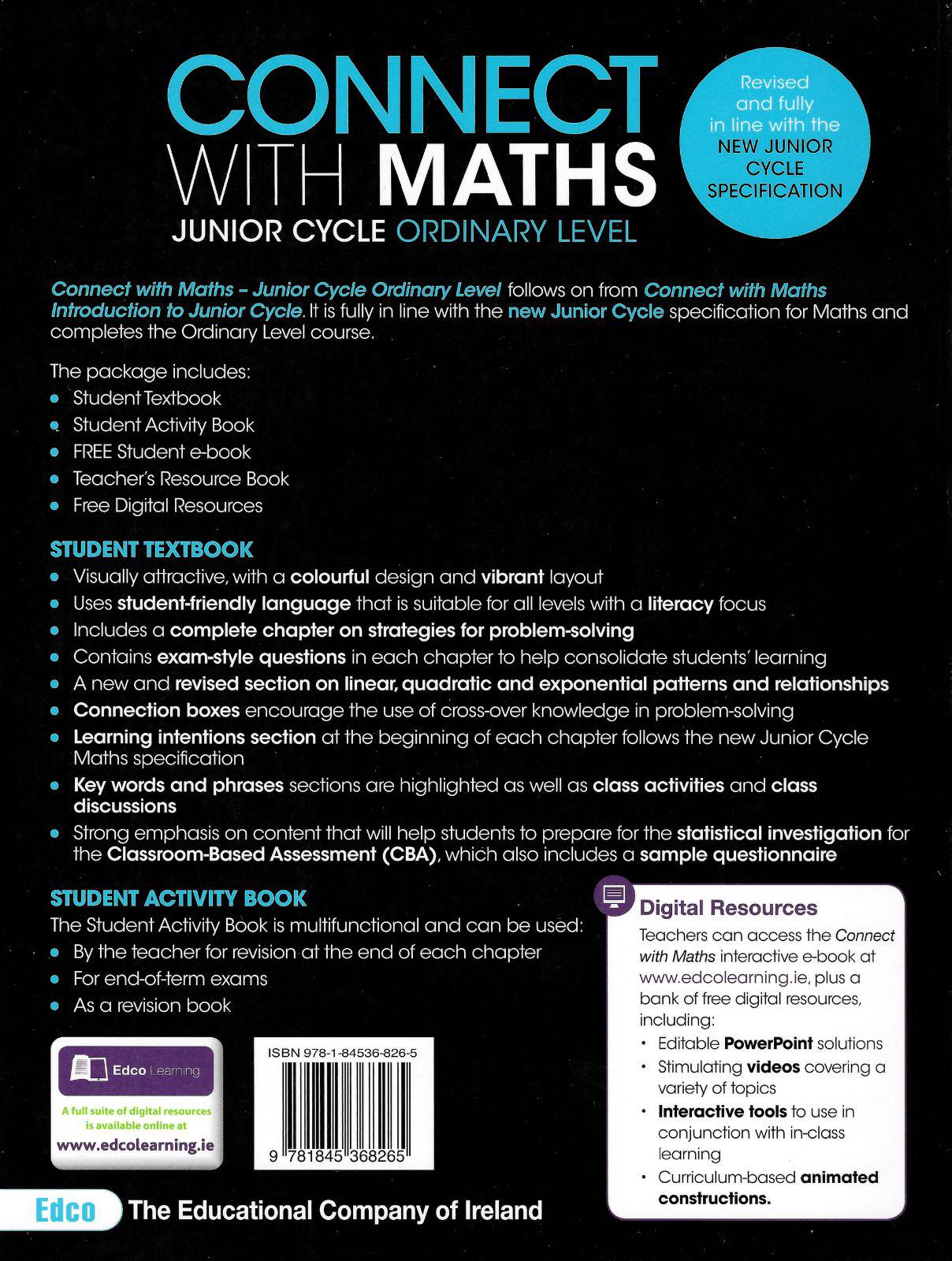 Connect With Maths - Ordinary Level by Edco on Schoolbooks.ie