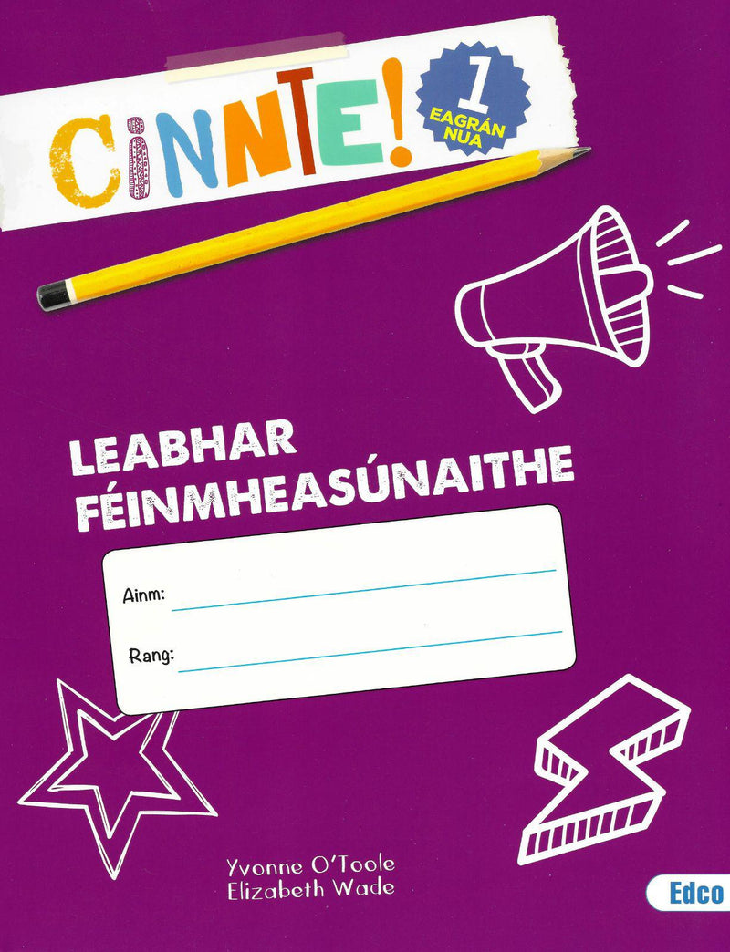 Cinnte 1 - Leabhar Feinmheasunaí by Edco on Schoolbooks.ie