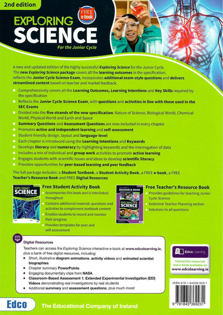 Exploring Science - 2nd / New Edition (2020) - Textbook & Activity Book Set by Edco on Schoolbooks.ie