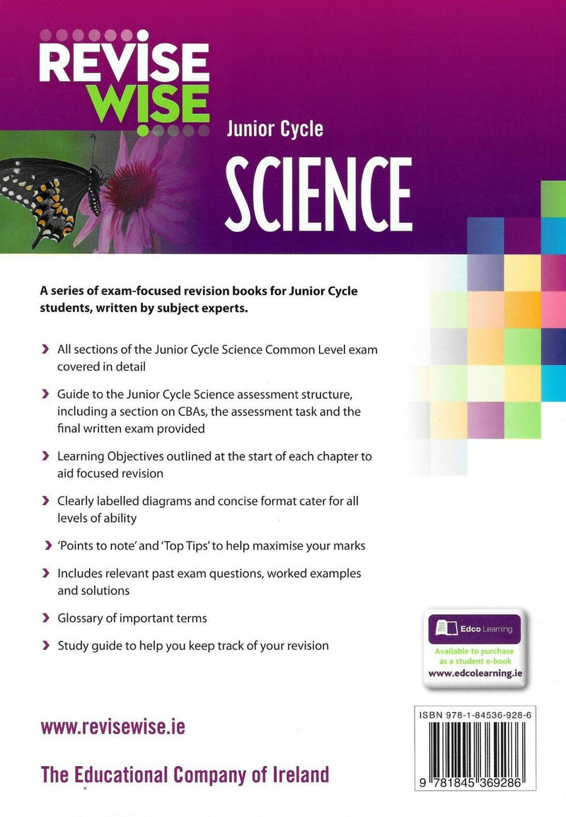 Revise Wise - Junior Cycle - Science - Common Level by Edco on Schoolbooks.ie