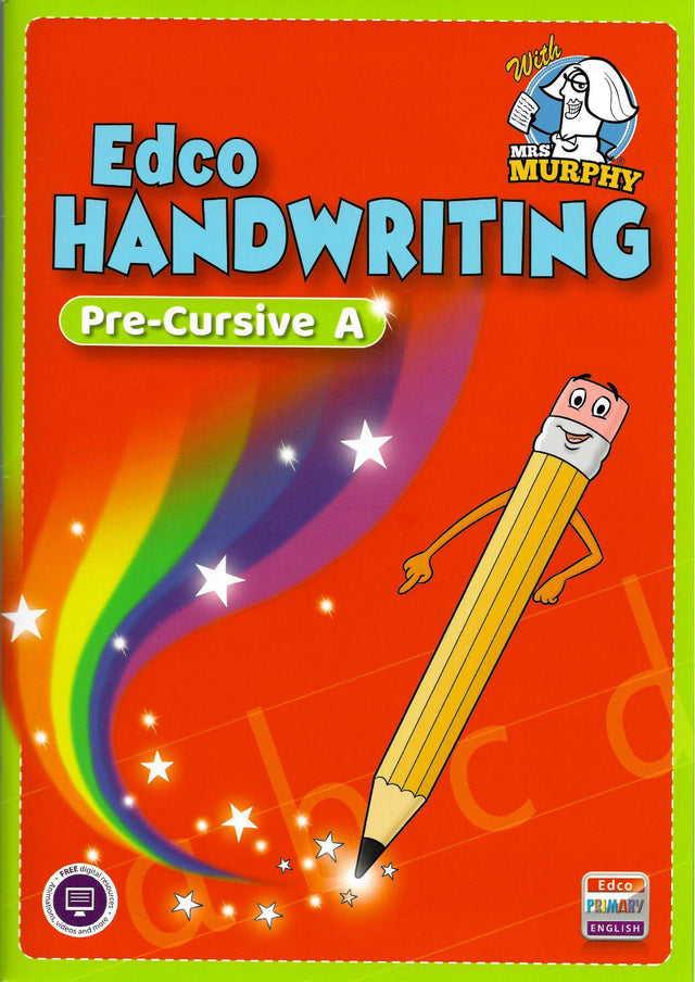 Handwriting A - Pre-cursive with practice copy - Junior Infants by Edco on Schoolbooks.ie