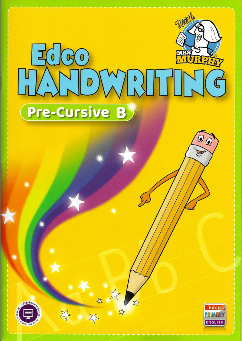 Handwriting B - Pre-cursive with practice copy - Senior Infants by Edco on Schoolbooks.ie