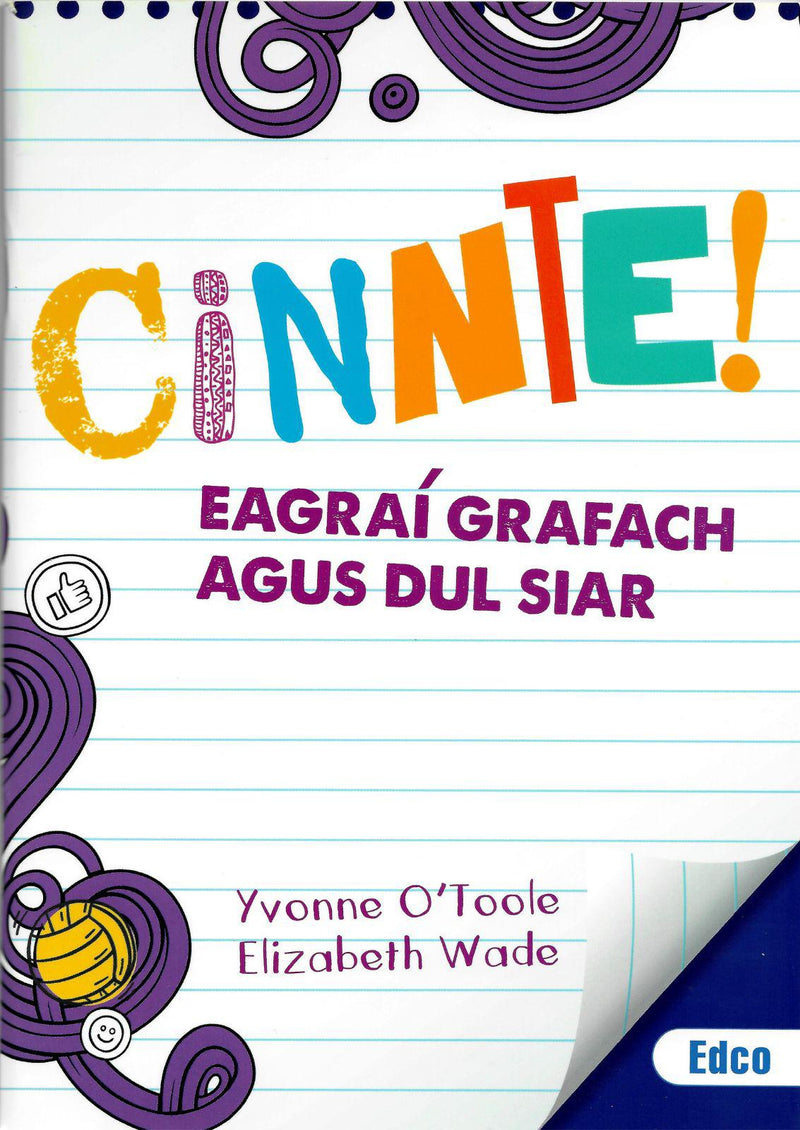 Cinnte 2 - Textbook & Leabhar Phunaine - Junior Cycle Irish - Ordinary Level by Edco on Schoolbooks.ie