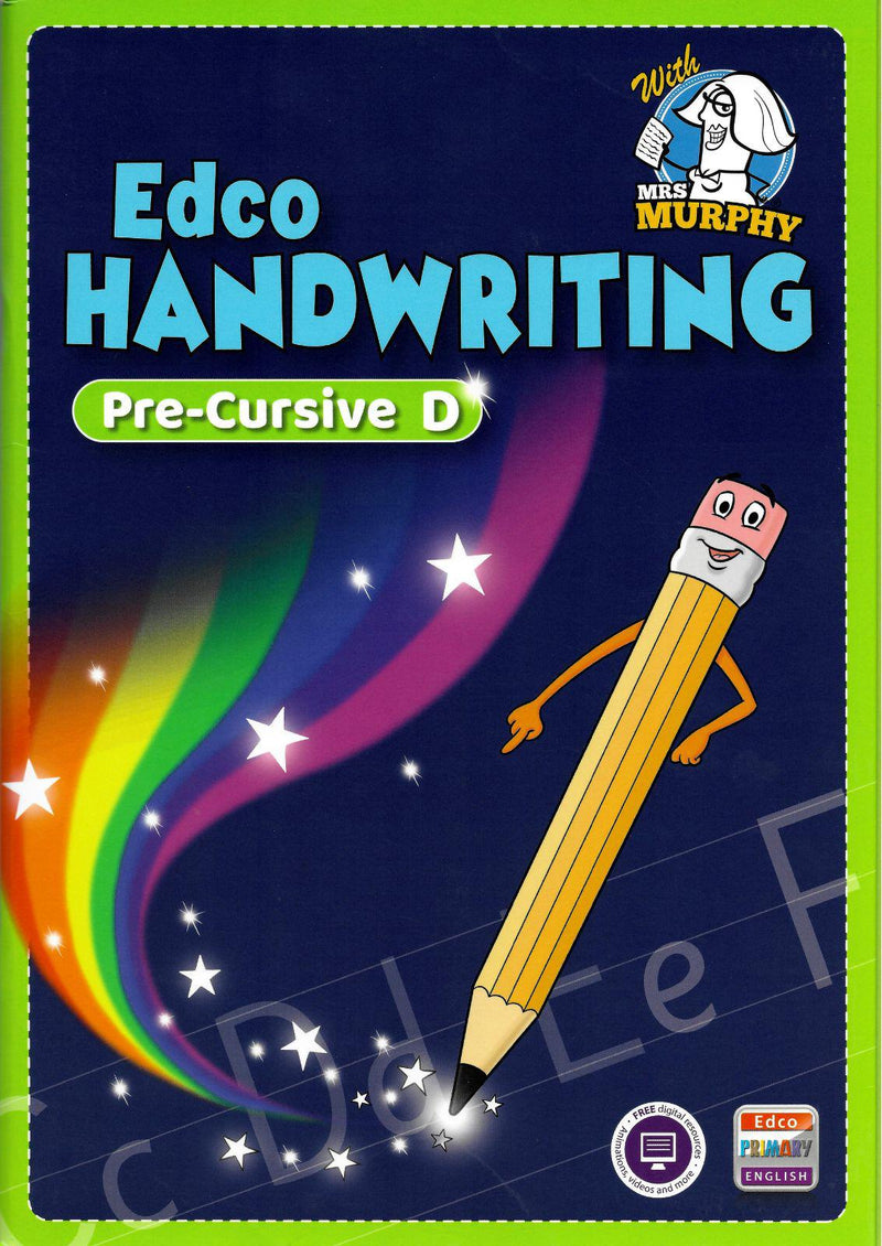 Handwriting D - Pre-cursive - Second Class by Edco on Schoolbooks.ie