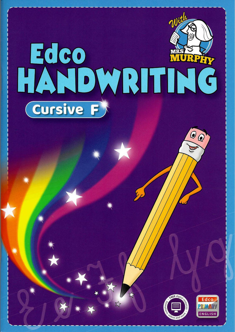 Handwriting F - Cursive - Fourth Class by Edco on Schoolbooks.ie