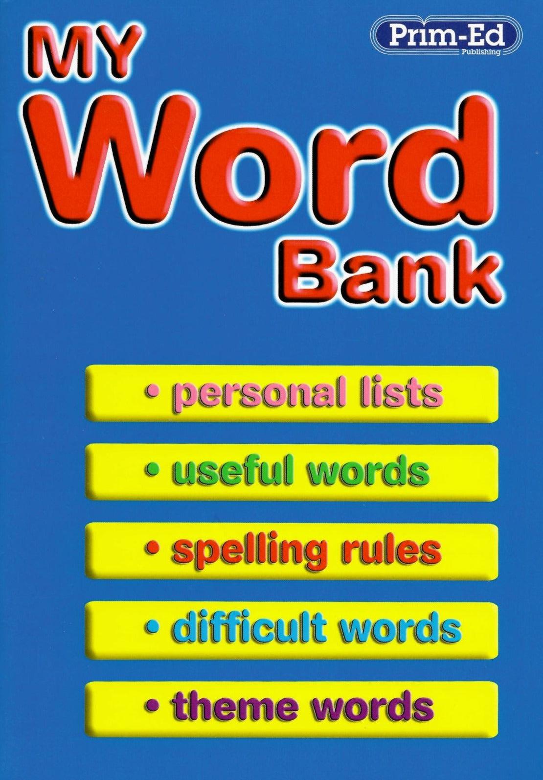 My Word Bank by Prim-Ed Publishing on Schoolbooks.ie